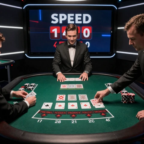 Speed Blackjack Spielautomat von Evolution bei Yep Casino